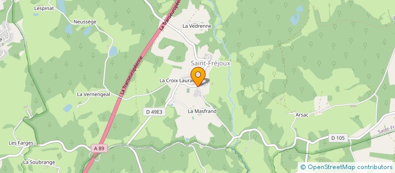 localisation de l'entreprise MADAME SANDRINE DUFAYET  ALLEYRAT