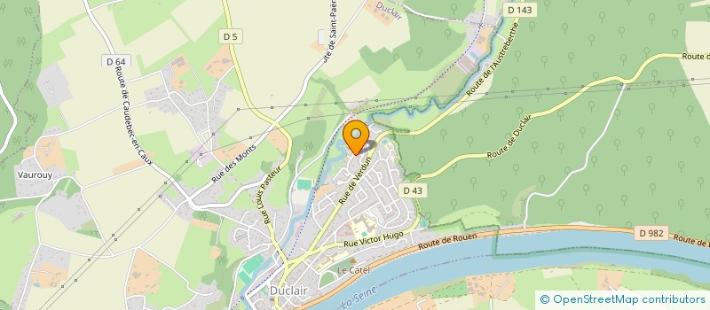 localisation de l'entreprise MADAME SANDRINE DUFILS  DUCLAIR