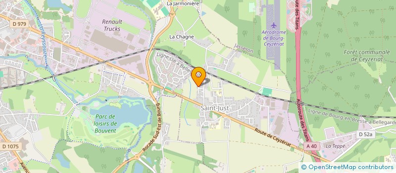 localisation de l'entreprise MADAME SANDRINE DUFOUR  SAINT-JUST