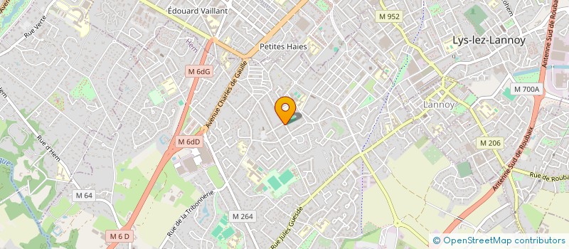 localisation de l'entreprise MADAME SANDRINE DUGARDIN  HEM