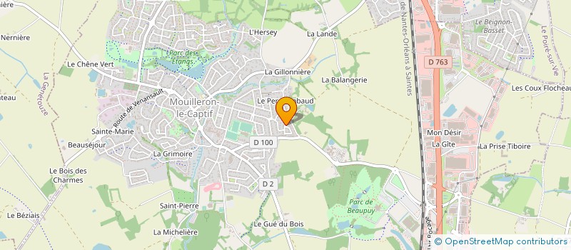 localisation de l'entreprise MADAME SANDRINE DUGAST à MOUILLERON-LE-CAPTIF