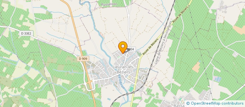 localisation de l'entreprise MADAME SANDRINE DULIEUX  MURVIEL-LES-BEZIERS