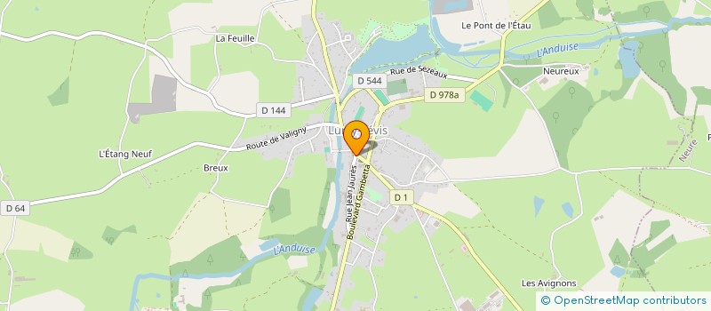 localisation de l'entreprise MADAME SANDRINE DULOISY  LURCY-LEVIS