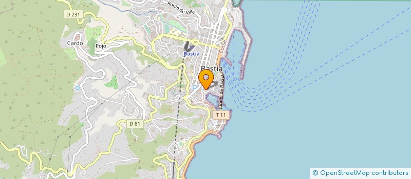 localisation de l'entreprise MADAME SANDRINE DULON à BASTIA