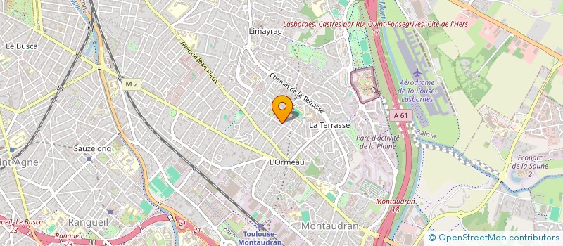 localisation de l'entreprise MADAME SANDRINE DUMOULIN  TOULOUSE
