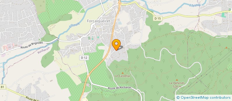 localisation de l'entreprise MADAME SANDRINE DUONG à FORCALQUEIRET