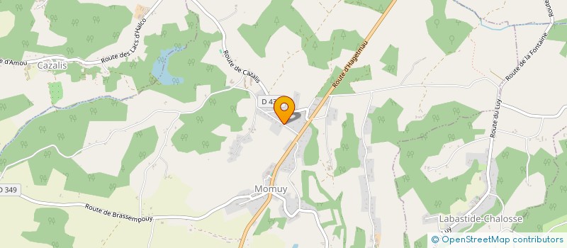 localisation de l'entreprise MADAME SANDRINE DUPEBE  MOMUY