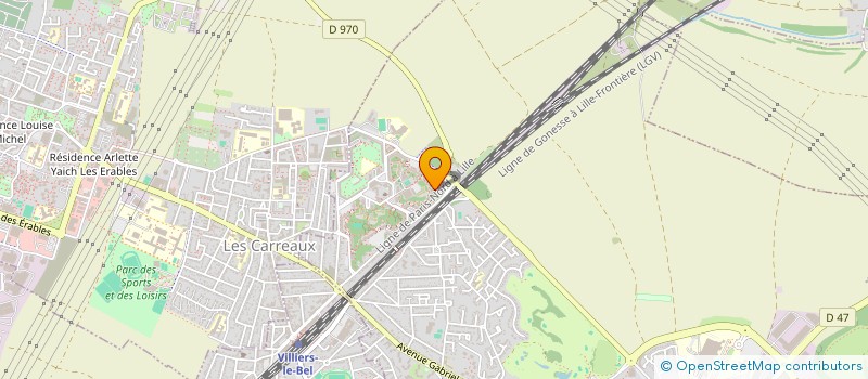 localisation de l'entreprise MADAME SANDRINE DUPONT  GONESSE