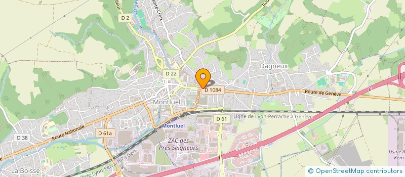 localisation de l'entreprise MADAME SANDRINE DUPORGE à DAGNEUX