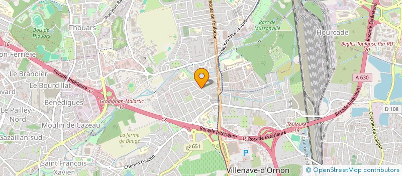 localisation de l'entreprise MADAME SANDRINE DUPOUY  VILLENAVE-D'ORNON