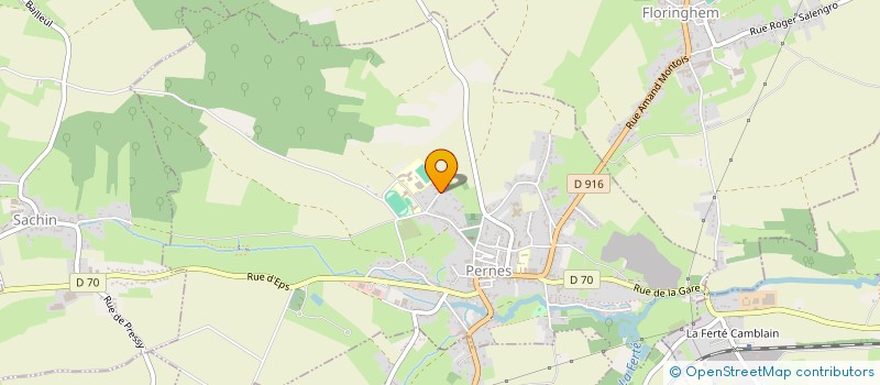 localisation de l'entreprise MADAME SANDRINE DUPRETZ  PERNES