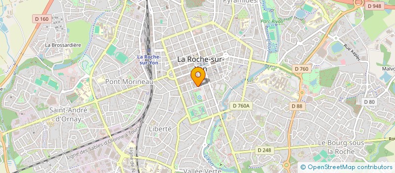 localisation de l'entreprise MADAME SANDRINE DUPUIS  LA ROCHE-SUR-YON