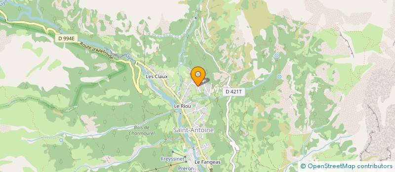 localisation de l'entreprise MADAME SANDRINE DUPUIS  VALLOUISE-PELVOUX