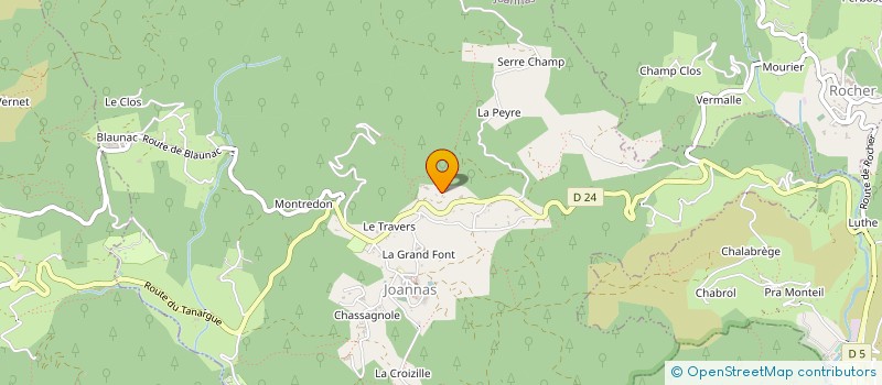 localisation de l'entreprise MADAME SANDRINE DUQUENNE  JOANNAS