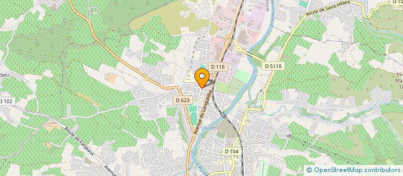 localisation de l'entreprise MADAME SANDRINE DURAND à LIMOUX