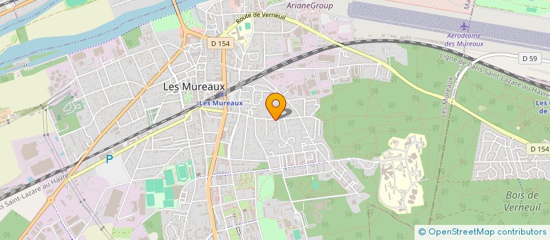localisation de l'entreprise MADAME SANDRINE DURAND à LES MUREAUX
