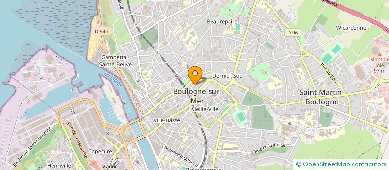 localisation de l'entreprise MADAME SANDRINE DURIEZ à BOULOGNE-SUR-MER