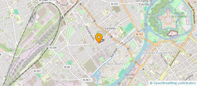 localisation de l'entreprise MADAME SANDRINE DUROU à LILLE