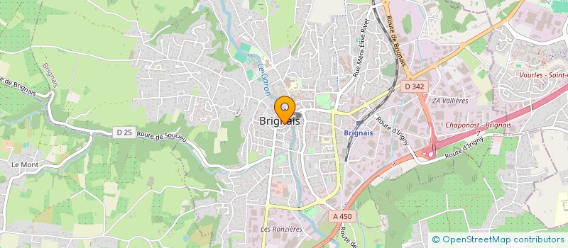 localisation de l'entreprise MADAME SANDRINE DUSSERT  BRIGNAIS