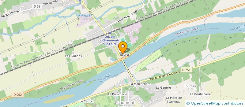 localisation de l'entreprise MADAME SANDRINE DUTERTRE  VEUZAIN-SUR-LOIRE