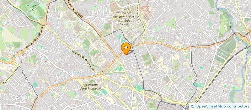 localisation de l'entreprise MADAME SANDRINE DUTRY à MONTPELLIER