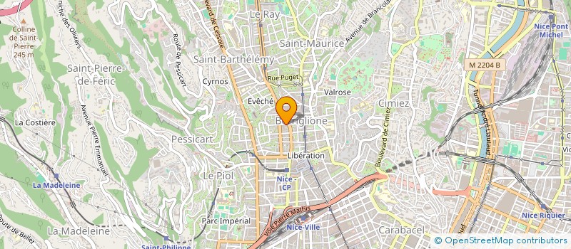 localisation de l'entreprise MADAME SANDRINE EBERSOLD  NICE
