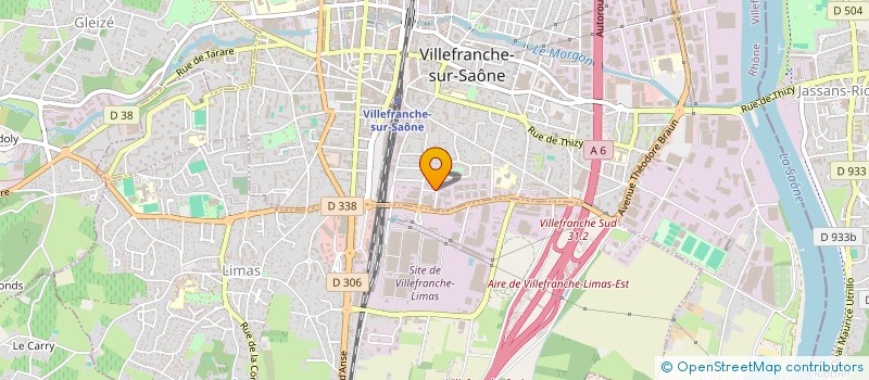 localisation de l'entreprise MADAME SANDRINE ECH-CHAFAI  VILLEFRANCHE-SUR-SAONE