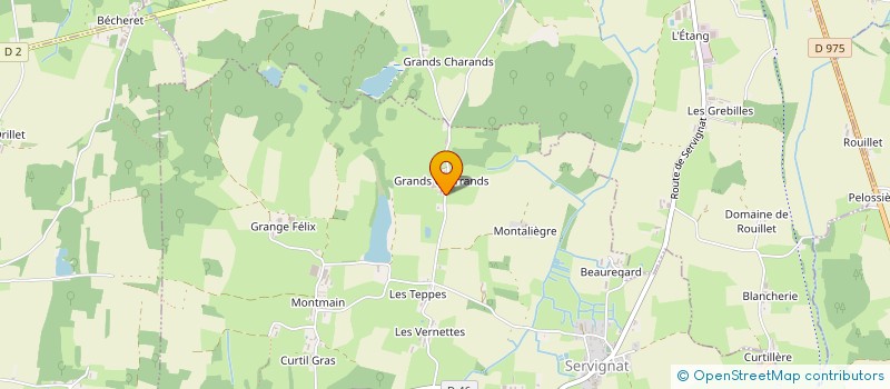 localisation de l'entreprise MADAME SANDRINE ECOCHARD  SERVIGNAT