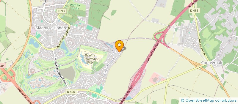 localisation de l'entreprise MADAME SANDRINE EL BAZ  BAILLY-ROMAINVILLIERS