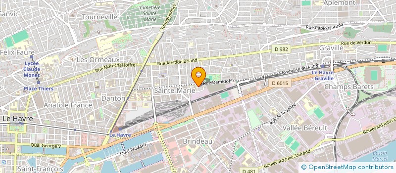 localisation de l'entreprise MADAME SANDRINE ELIANE ALIN SIMON à LE HAVRE