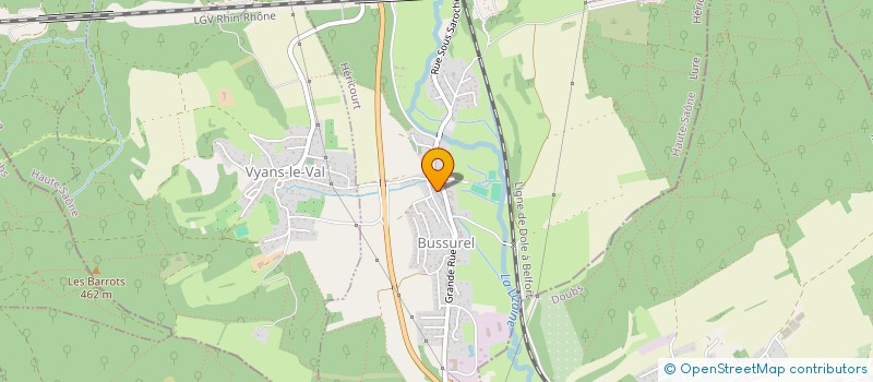 localisation de l'entreprise MADAME SANDRINE EMILE  TREMOINS