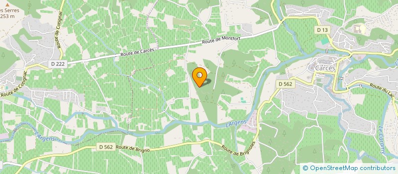 localisation de l'entreprise MADAME SANDRINE EMOND  MONTFORT-SUR-ARGENS