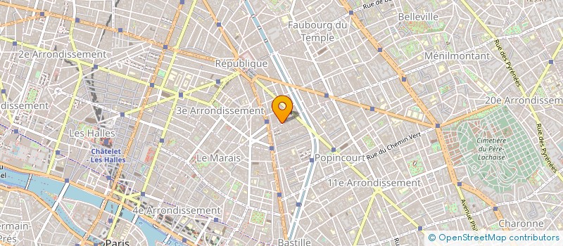 localisation de l'entreprise MADAME SANDRINE ENOS  PARIS