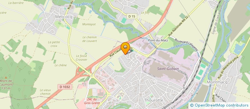 localisation de l'entreprise MADAME SANDRINE EPITALON à THOUROTTE