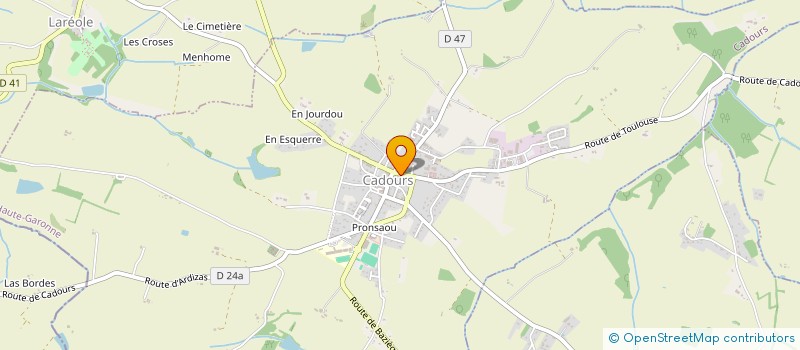 localisation de l'entreprise MADAME SANDRINE ERCOTTI  CADOURS