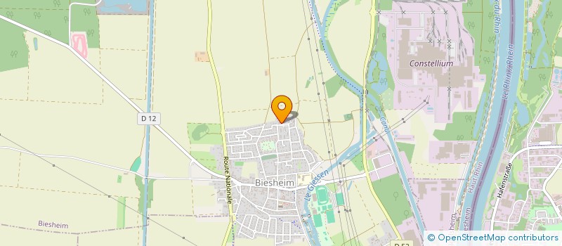 localisation de l'entreprise MADAME SANDRINE ERMEL  BIESHEIM