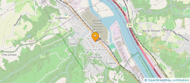 localisation de l'entreprise MADAME SANDRINE ESCHLE à LOIRE-SUR-RHONE