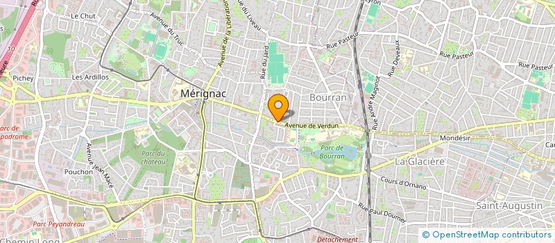 localisation de l'entreprise MADAME SANDRINE ESPERET  MERIGNAC