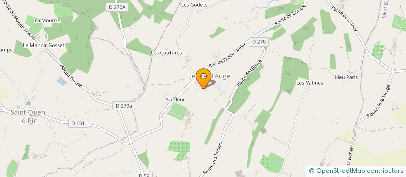 localisation de l'entreprise MADAME SANDRINE ETCHAGARAY  LE PRE-D'AUGE