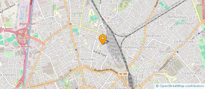 localisation de l'entreprise MADAME SANDRINE ETTIGHOFFER à TOULOUSE