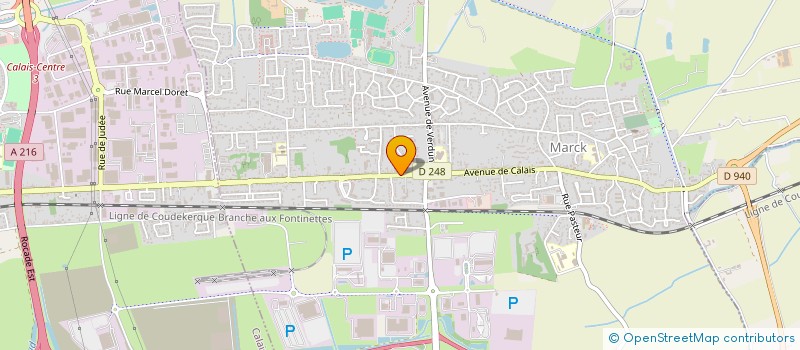 localisation de l'entreprise MADAME SANDRINE FAILLY  MARCK