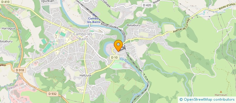 localisation de l'entreprise MADAME SANDRINE FAIVRE  CAMBO-LES-BAINS