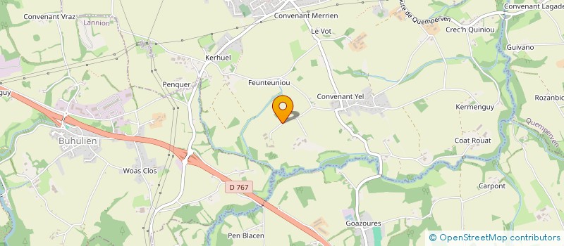 localisation de l'entreprise MADAME SANDRINE FALLATEUF  BEGARD