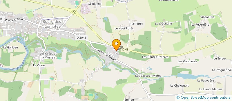 localisation de l'entreprise MADAME SANDRINE FAMEL  BOURG-DES-COMPTES