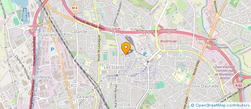 localisation de l'entreprise MADAME SANDRINE FANET à TOULOUSE