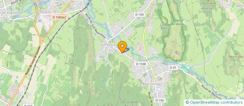 localisation de l'entreprise MADAME SANDRINE FARGETTE  COURBOUZON