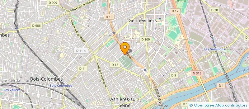 localisation de l'entreprise MADAME SANDRINE FARIN à ASNIERES-SUR-SEINE