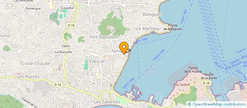 localisation de l'entreprise MADAME SANDRINE FARRUGIA à LA SEYNE-SUR-MER