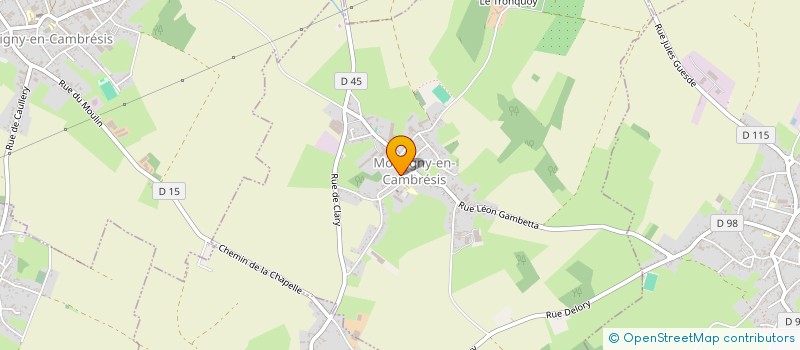 localisation de l'entreprise MADAME SANDRINE FASQUEL  MONTIGNY-EN-CAMBRESIS