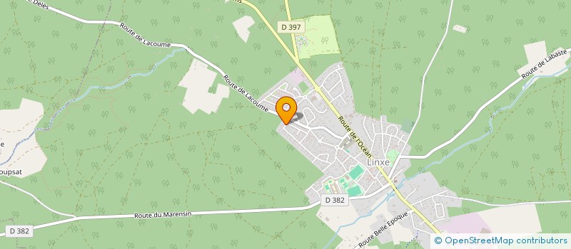 localisation de l'entreprise MADAME SANDRINE FATOUX  LINXE